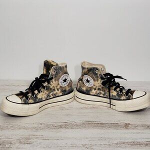 Converse You  All Star Chuck Taylor Hi-top Sneakers  Black White Tye Dye  Size 7